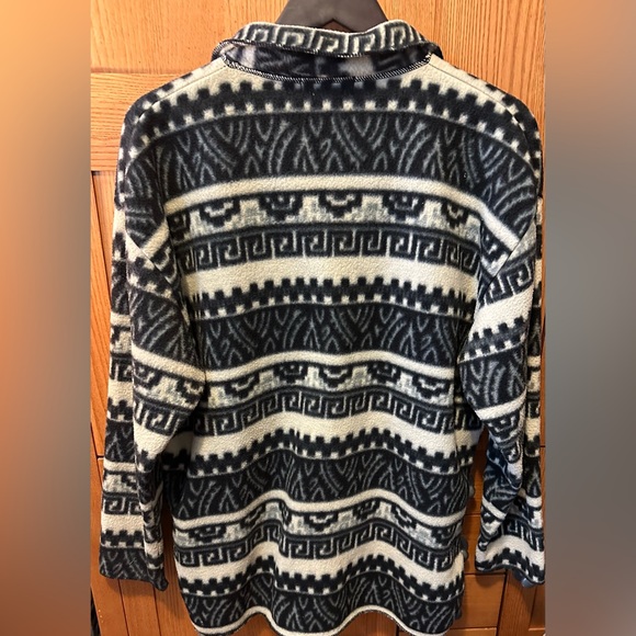 Southern Grit/Aztec button down Shirt Jacket - Picture 4 of 6